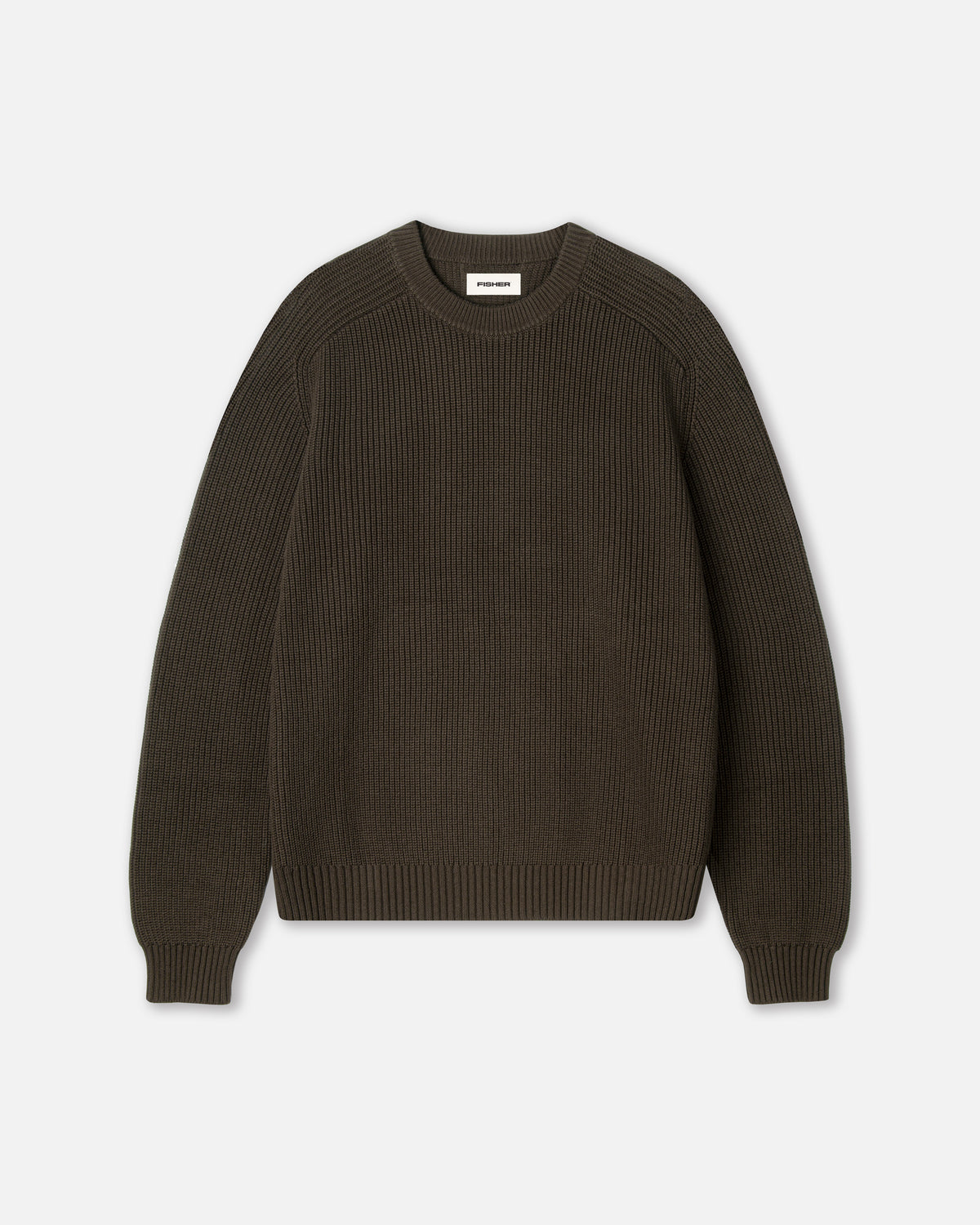 Fisherman Knit Sweater - Brown – Fisher Supply
