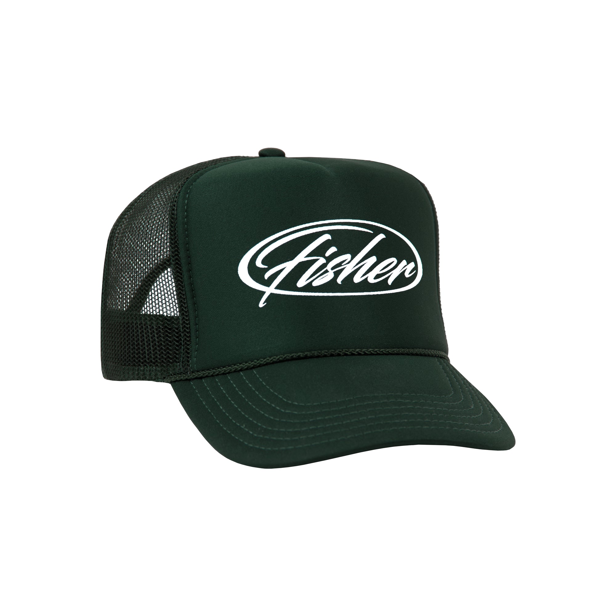 Script Trucker Hat - Green