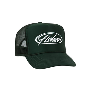 Script Trucker Hat - Green
