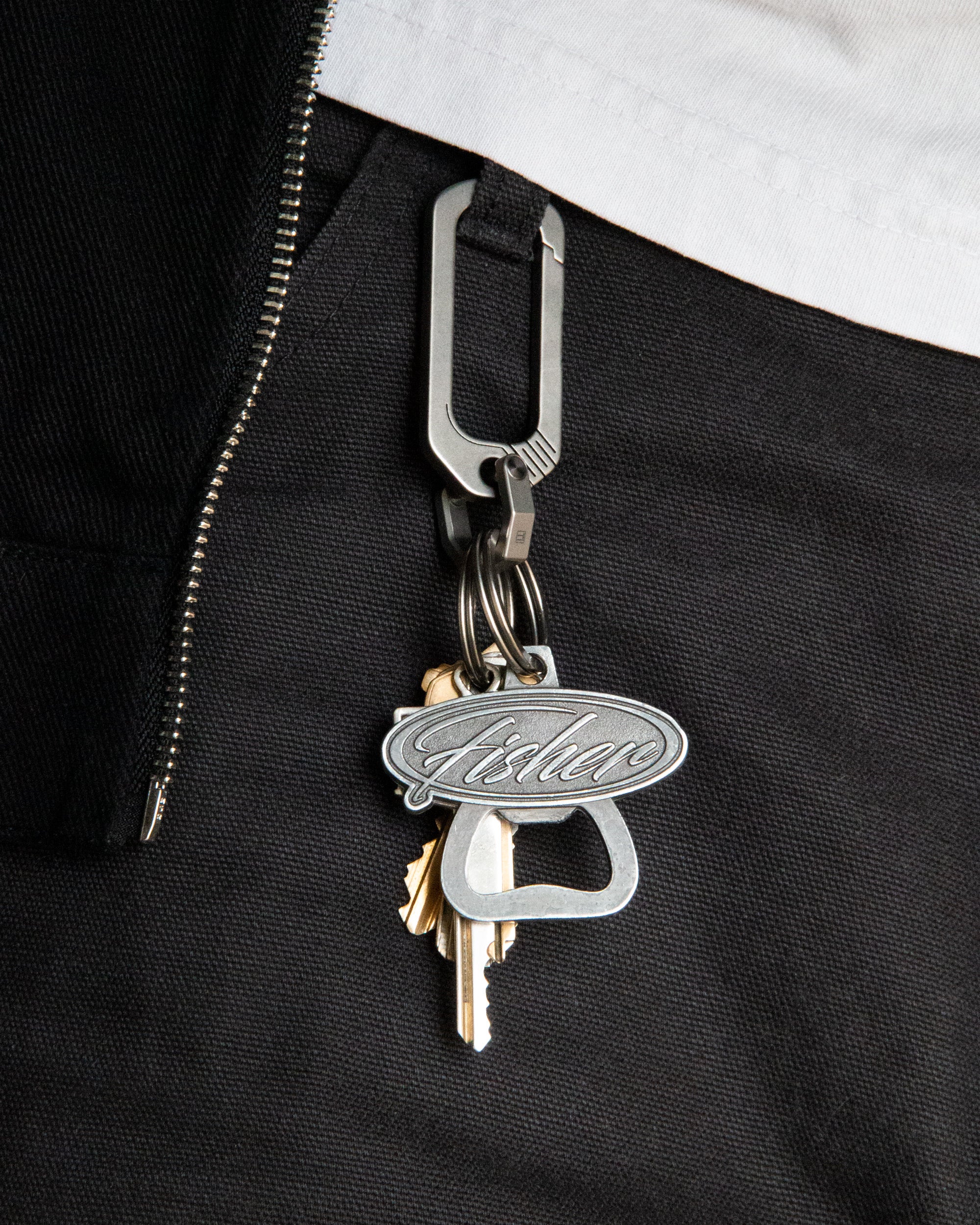 Script Bottle Opener Keychain